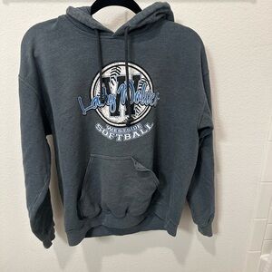 Gray Hoodie with Graphic Design